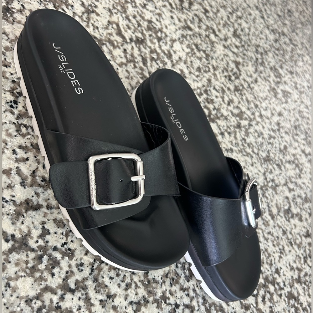 J/Slides Size 7.5 Worn Once Great Condition - image 2